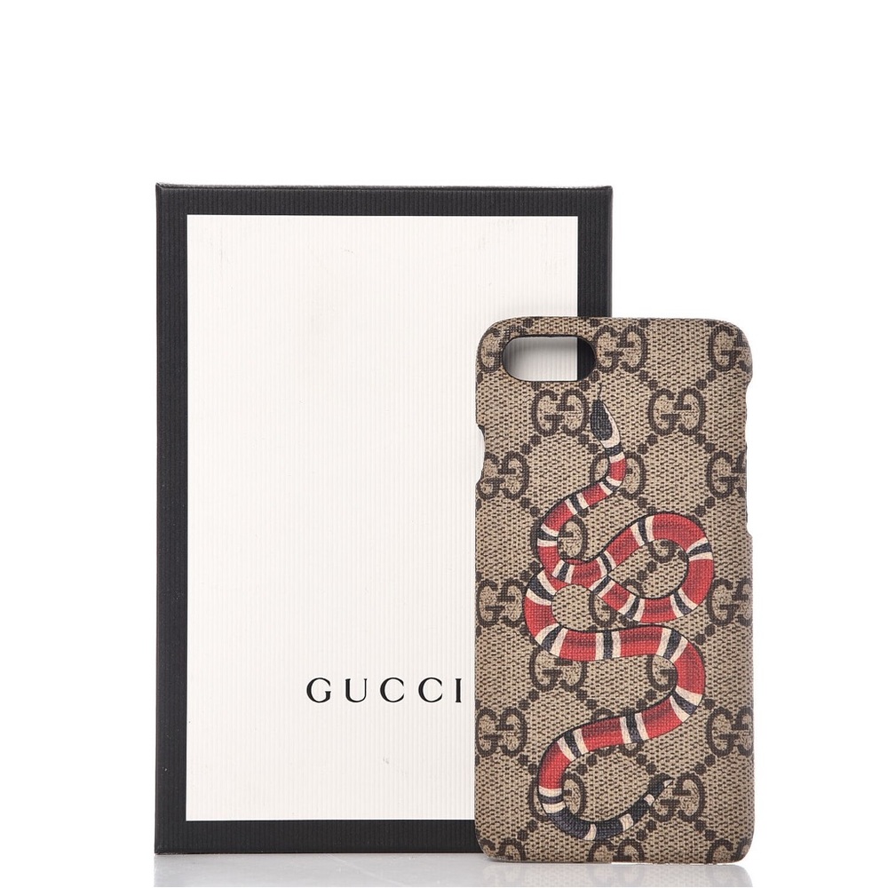NEW Gucci Supreme Monogram Kingsnake iPhone 7/8 Phone Case 🐍❤️